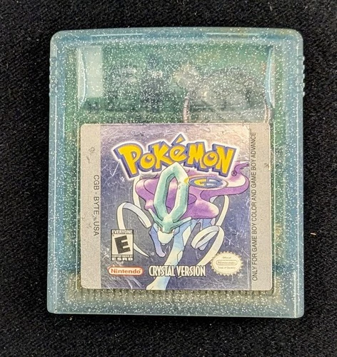 Pokémon Crystal Nintendo Game Boy Color Cartridge Only TESTED