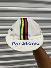 Tappo Ciclismo Panasonic Vintage Anni 90 Italia Ingranaggio Fisso Velo Messenger Biciclette