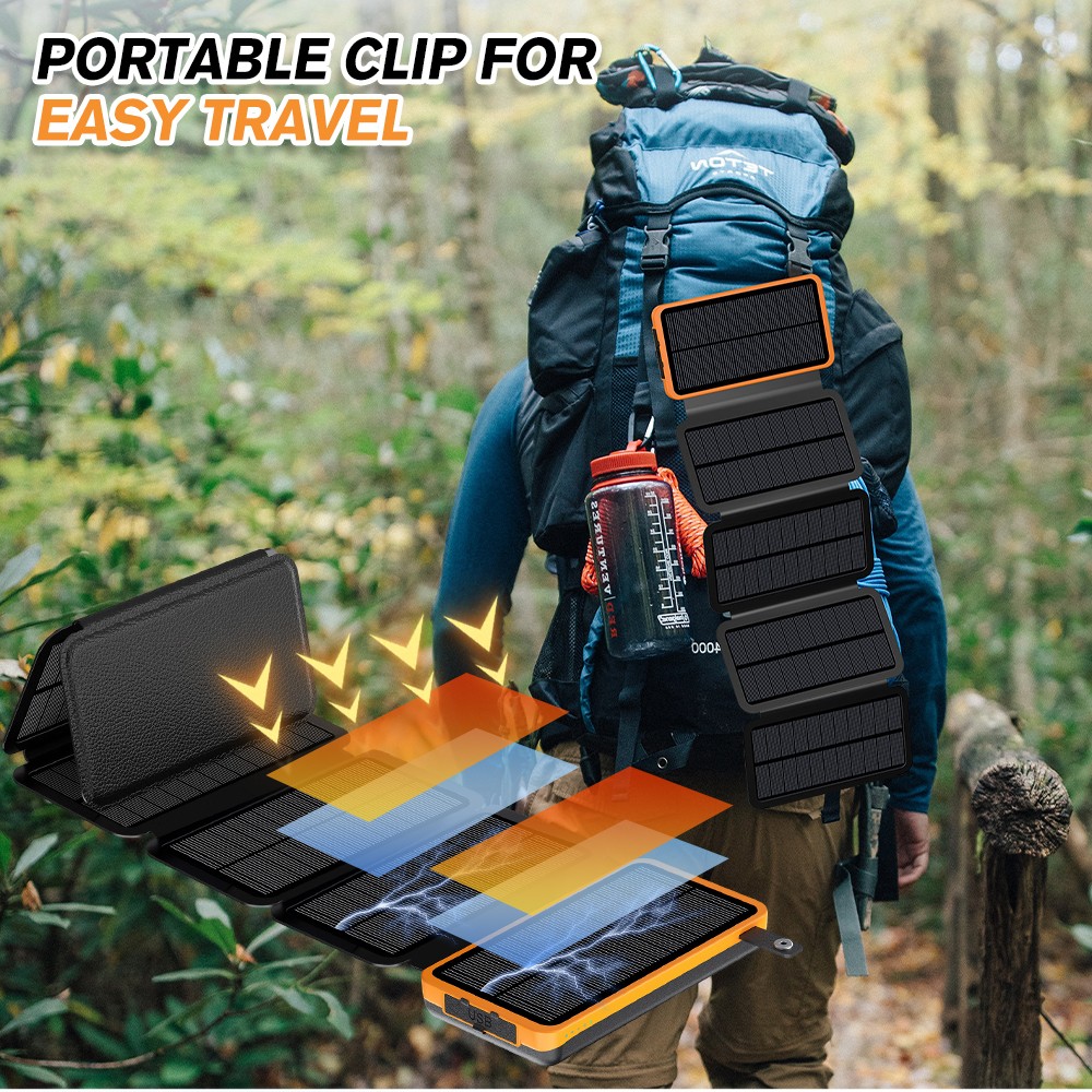 400W Solar Panel Foldable Off-Grid for Portable Power Station Generator Camping