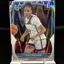 2022-23 Bowman Chrome University JuJu Watkins RayWave Refractor /100 SP RC