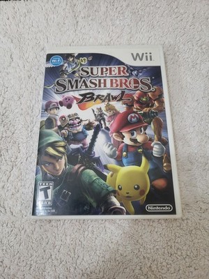 Super Smash Bros. Brawl (Nintendo Wii 2008) CIB Complete with Manual Tested