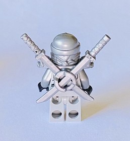 Lego Ninjago Zane Titanium Ninja Jungle Robe Minifigure 70748 71217