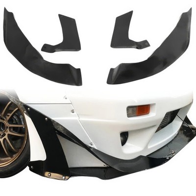 VSaero FRP TKYO v2 Wide Body Front Canards 4pc (S13) 2dr Coupe for Silvia Nissa