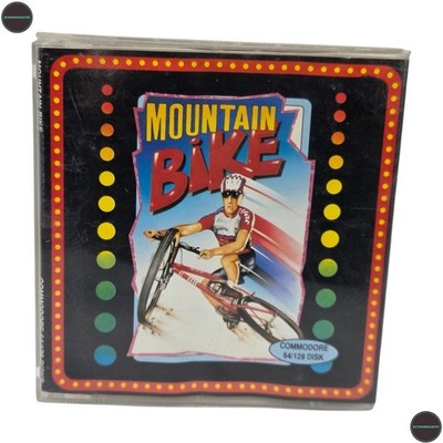 Mountain Bike Racer  Commodore 64 C64 Disk Spiel Plastic Box OVP Zeppelin 1989