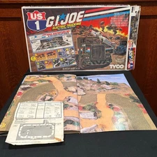 Tyco US 1 Electric Trucking G.I. Joe Slot Car Track Set Box See Description