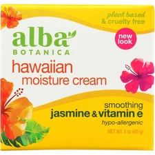 Alba Botanica Hawaiian Moisture Cream Smoothing Jasmine & Vitamin E 3 Oz