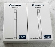 2-Olight OPen Series Refill Black Ink 3 Pack, 6 Refills Total - NIB