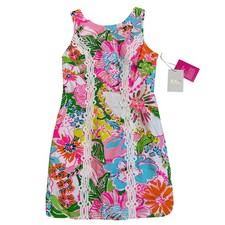 Lilly Pulitzer Target Women's Nosey Posey Pink Shift Dress size 6 NWT