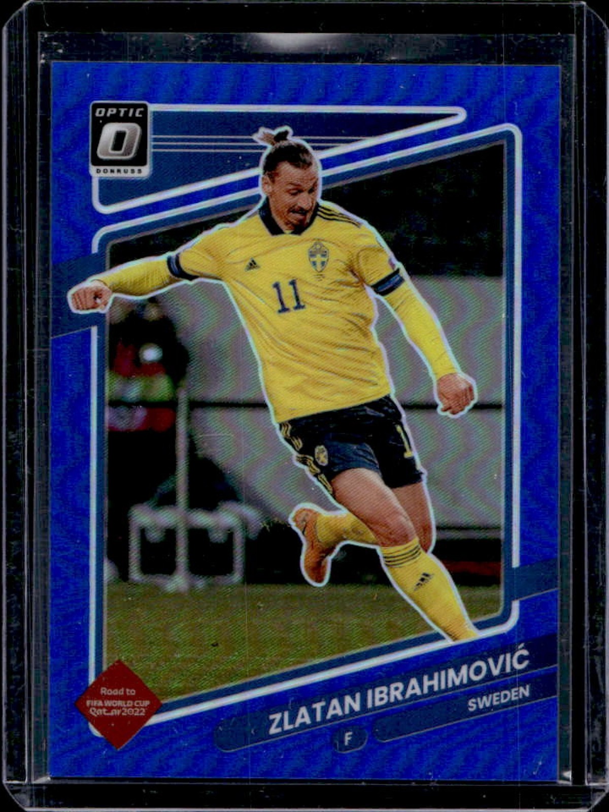 2021 Panini Donruss Zlatan Ibrahimovic Optic Blue #/99 Sweden