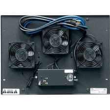Middle Atlantic ERK4QFTFC Fan Top with 3, 4.5  Fans for ERK or SCRK Racks Black