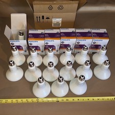 Lot Of 21 Philips Led Br30 Light Bulbs Dimmable 650 Lumens 6 New 15 Used Lot Of 21 Philips Led Br30 Light Bulbs Dimmable 650 Lumens 6 New 15 Used