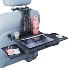 Tallew Car Back Seat Tray Table Stable Foldable Auto Backseat Food Laptop Tra...
