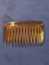 Vintage Faux Tortoiseshell Hair Comb Made in USA Classic Century Celluloid Look