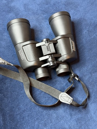 Bushnell PowerView 16x50 Binoculars Porro Prism BK-7 Strap Case Black 131650CL - Picture 7 of 7