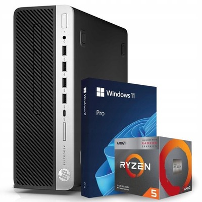 HP EliteDesk 705 G5 SFF Ryzen 5 PRO 8GB 512GB SSD W11 UNIVERSAL PC