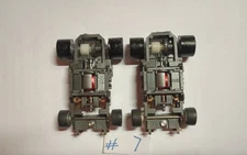 Tyco 440-X2 Grey Wheels 2 Piece Narrow Chassis Lot #7