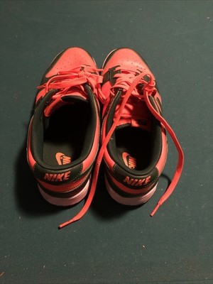 Size 12 - Nike Dunk Low Miami Hurricanes Orange Green (DD1391-300)