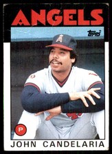 John Candelaria 1986 Topps #140 California Angels MLB READ FREE SHIPPING
