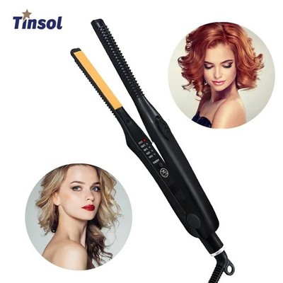 Profi Mini Haarglätter Titan Stift Glätteisen Lockenstab*