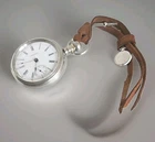 Antique Waltham 15 Jewel Pocket Watch Silverode Case Roman Numeral Dial
