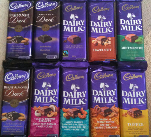 CADBURY MLECZNE MLEKO KING SIZE KANADYJSKIE CZEKOLADOWE BATONY CUKIERKOWE WIELE SMAKÓW, KTÓRE WYBIERZESZ - Zdjęcie 1 z 20