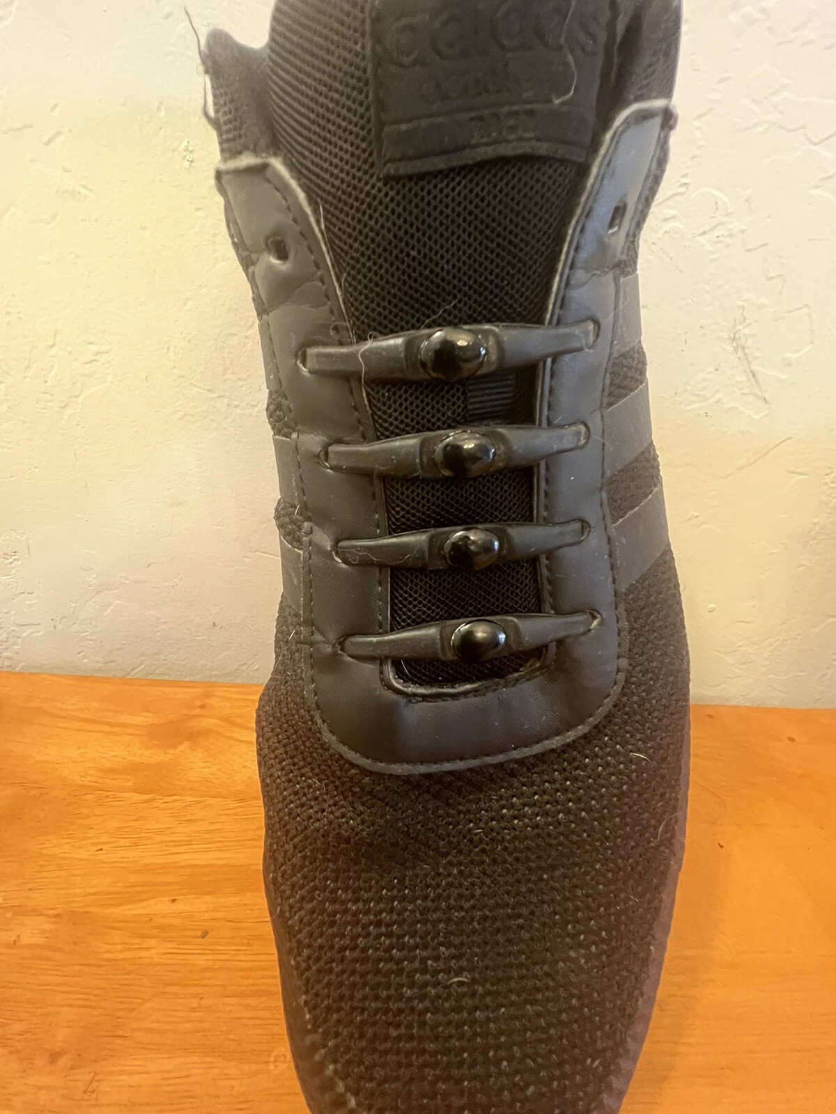 Adidas Mens Cloudfoam B74372 Black Running Shoes Sneakers Size 