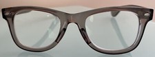Contemporary Trend Wayfarer Reading Glasses by Icon, 1 Pair, Translucent Gray