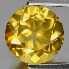 GOLDEN CITRINE 3.5 MM ROUND CUT 8 PIECE SET ALL NATURAL F-5005
