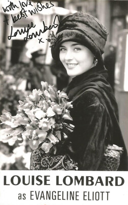 LOUISE LOMBARD signiertes Foto - Schauspielerin HOUSE OF ELIOTT 7''x4'' Nachdruck