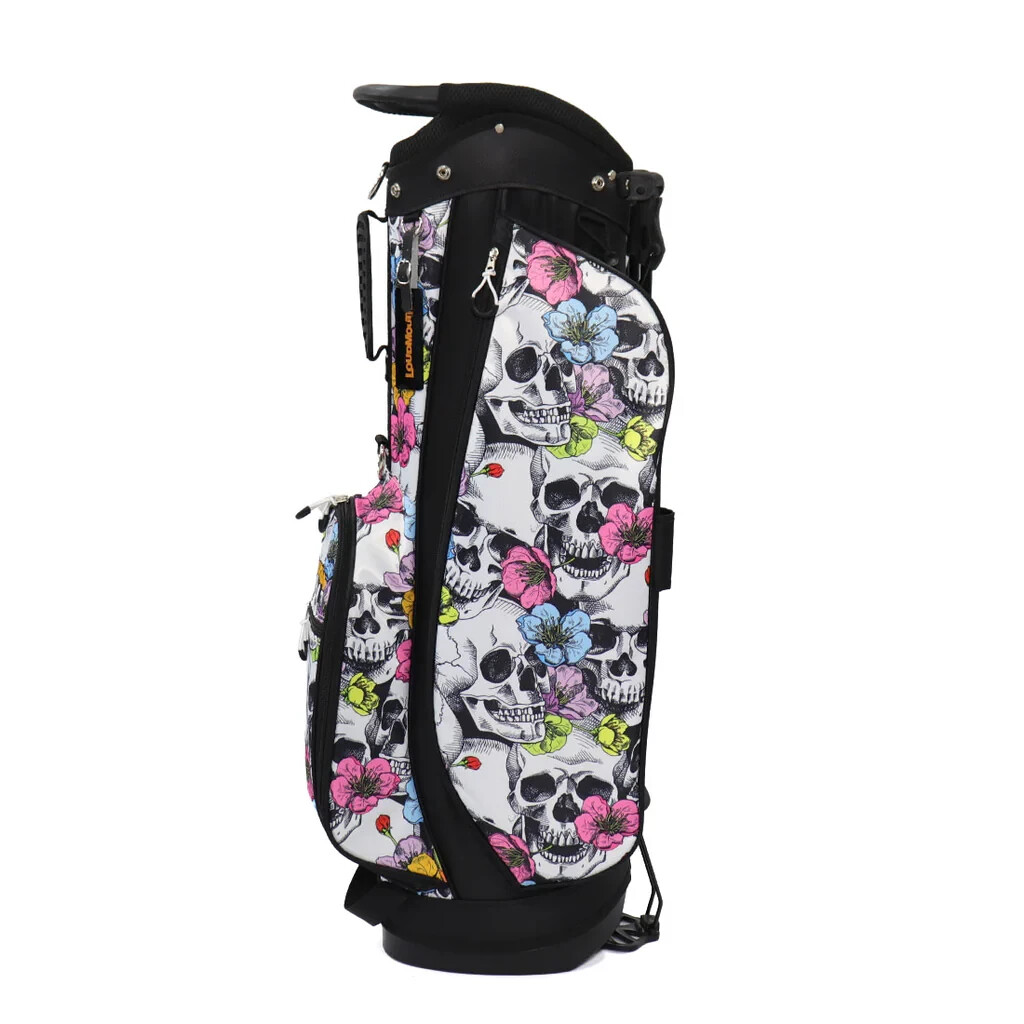 ことね LoudMouth フラワーパターン ゴルフバッグ Loudmouth Golf Carry Stand Bag Lightweight 8.5 x 47