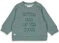 "Kuschelig Weicher Sweater In Petrol Mit Spruch Print Von Feetje \" Family \" 2006"