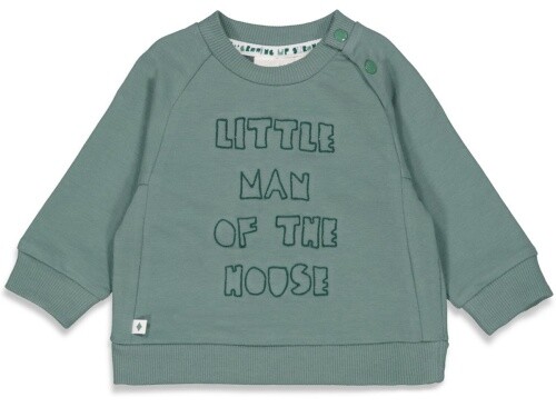 "Kuschelig Weicher Sweater In Petrol Mit Spruch Print Von Feetje \" Family \" 2006"-image