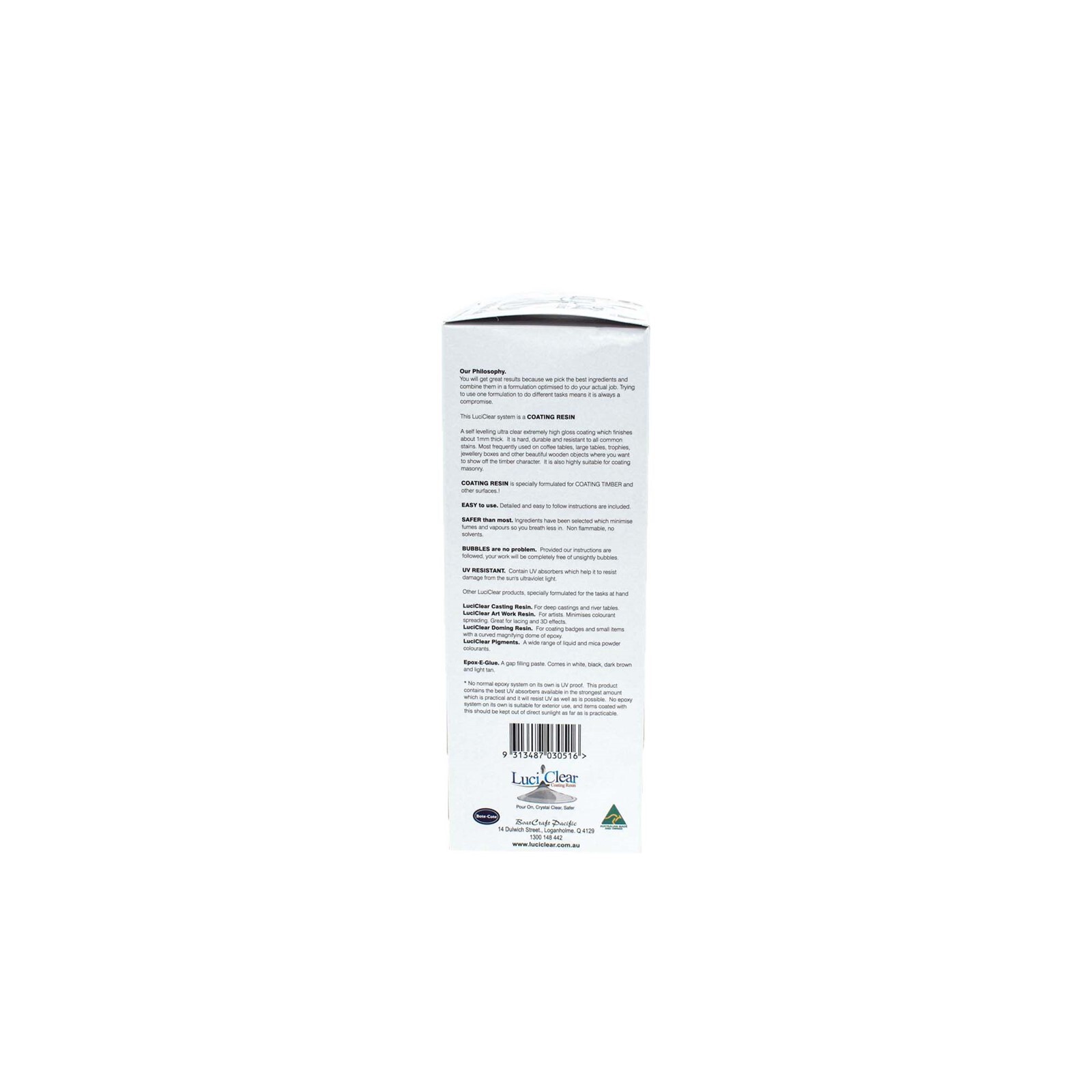 Luci Clear Coating Resin 1.5L Kit Epoxy Resins eBay