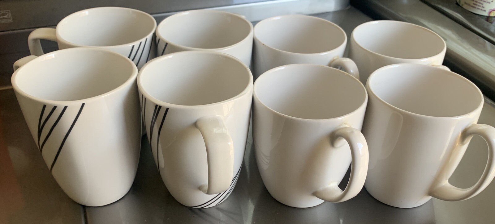 Corelle Coordinates Stoneware Porcelain Coffee/Tea cups 8 pcs. eBay