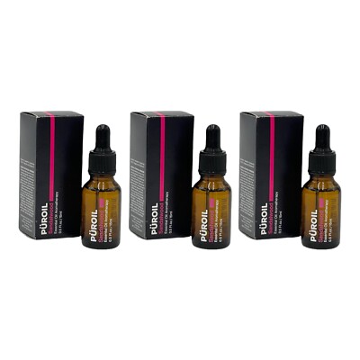 3 Pack Puroil Sandalwood Essential Oil Aromatherapy 0.5 oz/15 ml Mental Clarity 