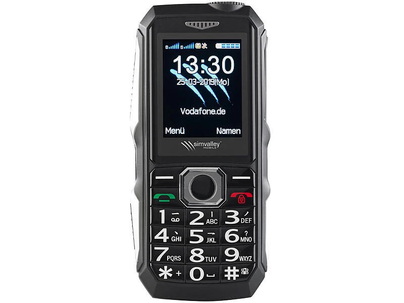 Téléphone mobile outdoor double SIM étanche et antichoc - Simvalley Mobile - Photo 3/4