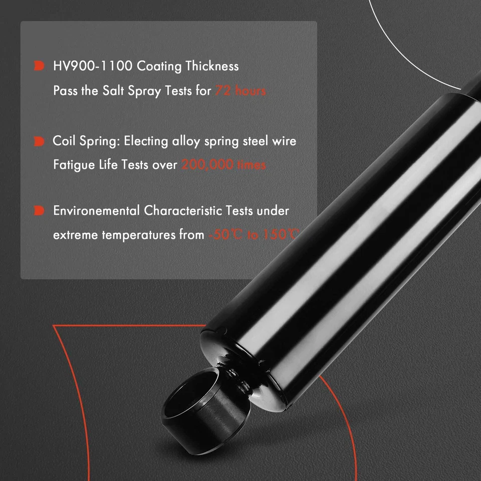 2 Amortiguadores traseros para Chevrolet W4500 Tiltmaster GMC W4500 delantero Isuzu NPR Foto 4 de 4