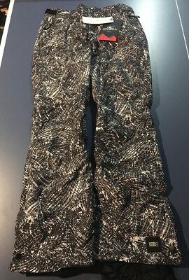 O'Neill Women's Ski Pants Insulated Medium M Slim Fit BRAND NEW Black & White