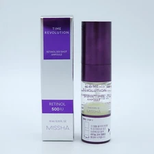MISSHA Time Revolution Retinol 500 Shot Ampoule 10ml Firming Lifting K-Beauty
