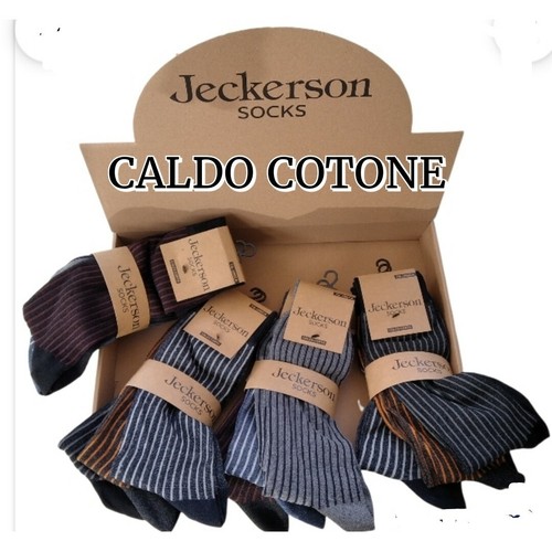 Set 12 Calze corte Uomo Jeckerson Caldo Cotone calzini colori assortiti  fantasia | eBay