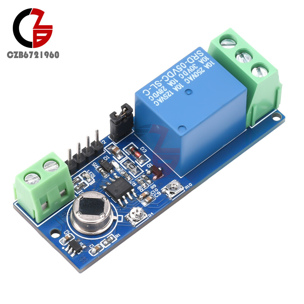 DC5V Human Infrared Sensor Relay Module 1 Channel Adjustable Dual Model