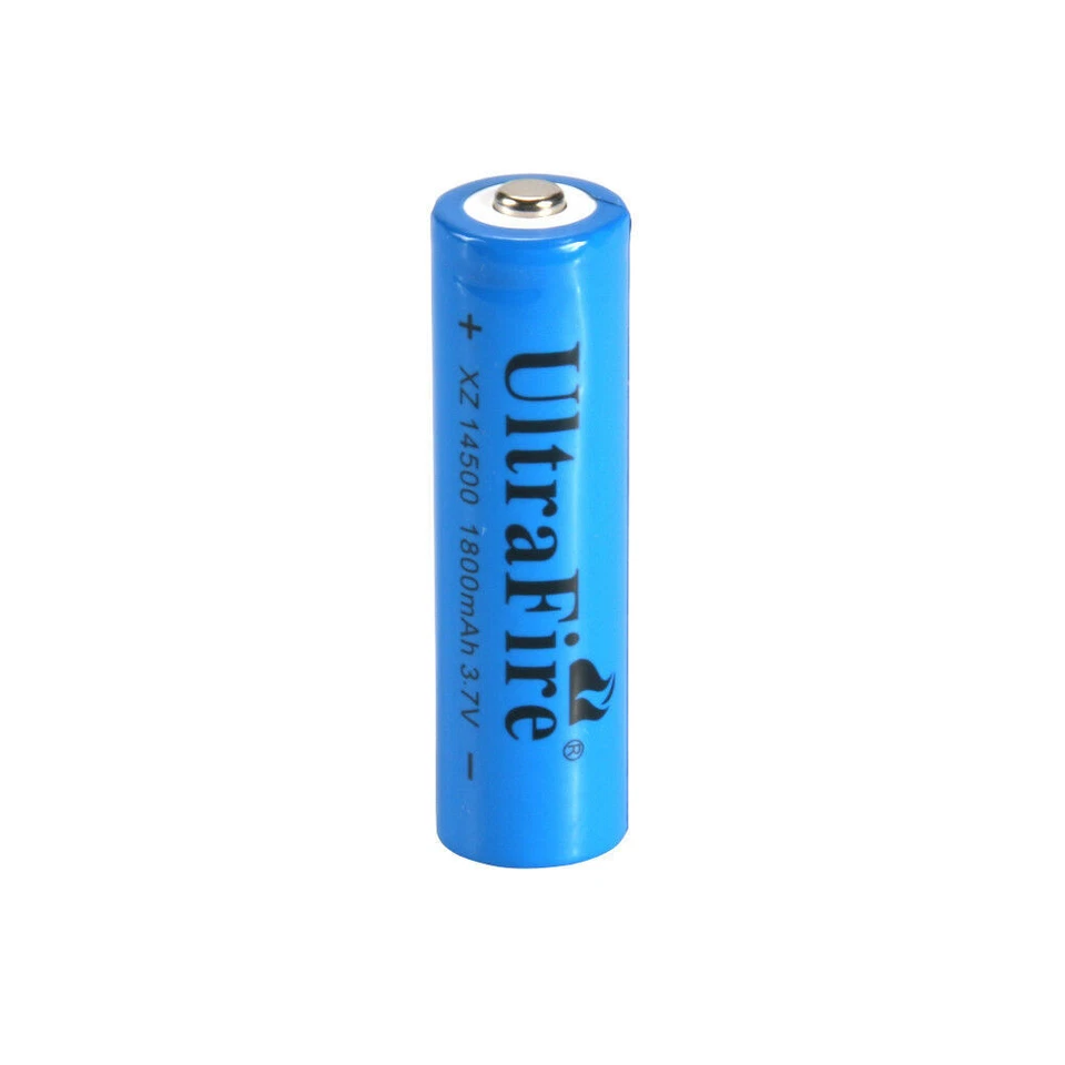 LOTE de baterías recargables UltraFire 14500 1800 mAh Li-ion 3,7 V tamaño AA Foto 2 de 4