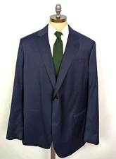 BONOBOS 2 Btn Suit Jacket Wool Sz 54L Prominent Fit Dual Vent Navy Blue