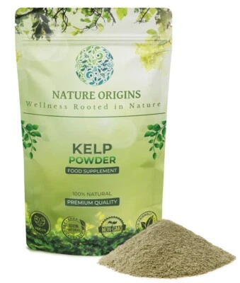 NATURE ORIGINS Kelp Powder Seaweed Ascophyllum Nodosum Premium Quality 10G - 1KG