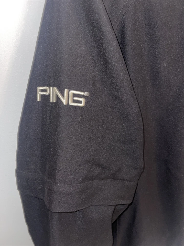 Ping Collection Pullover Wind Jacket Zip Off  Golf Removable Sleeves Mens L - Image 4 of 4