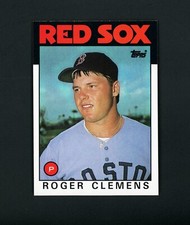 Roger Clemens 1986 Topps - Boston Red Sox #661 NM-MT+