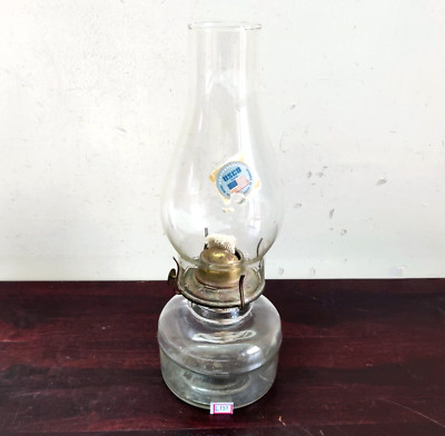 Vintage USCO Marke Kerosin Glas Laterne Eagle Marke Brenner Alt Dekorativ L131
