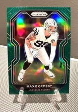 2020 Prizm MAXX CROSBY Green Prizm Base Parallel 2nd Year🔥Las Vegas Raiders