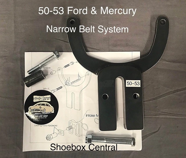 1950-1953 Ford & Mercury Flathead V8 Alternator Mounting Bracket USA MADE - Image 2 of 4