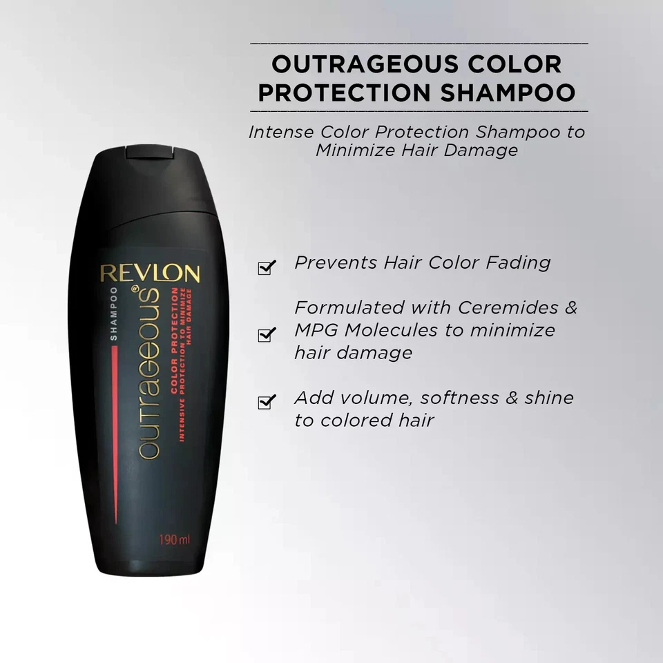 Revlon Outrageous Color Protection Shampoo (190ml) - Image 2 of 4